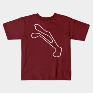 Barber Motorsports Park [outline] Kids T-Shirt